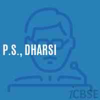 P.S., Dharsi Primary School Logo