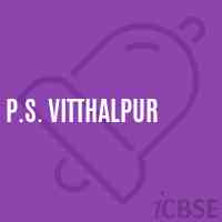 P.S. Vitthalpur Primary School Logo