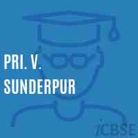 Pri. V. Sunderpur Primary School Logo