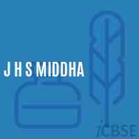 J H S Middha Middle School Logo