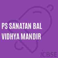 Ps Sanatan Bal Vidhya Mandir Primary School Logo