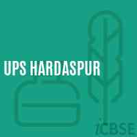 Ups Hardaspur Middle School Logo