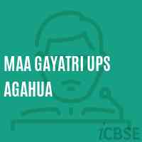 Maa Gayatri Ups Agahua Middle School Logo