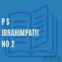 P S Ibrahimpatti No.2 Primary School Logo