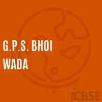 G.P.S. Bhoi Wada Primary School Logo