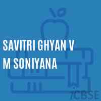 Savitri Ghyan V M Soniyana Primary School Logo