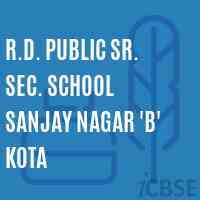 R.D. Public Sr. Sec. School Sanjay Nagar 'B' Kota Logo