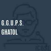 G.G.U.P.S. Ghatol Middle School Logo