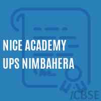 Nice Academy Ups Nimbahera Middle School Logo