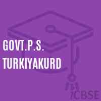 Govt.P.S. Turkiyakurd Primary School Logo