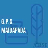 G.P.S. Maidapada Primary School Logo