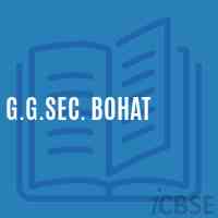 G.G.Sec. Bohat Secondary School Logo