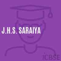 J.H.S. Saraiya Middle School Logo