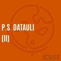 P.S. Datauli (Ii) Primary School Logo