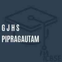 G J H S Pipragautam Middle School Logo