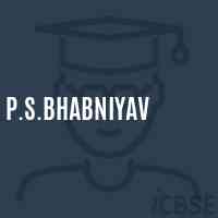 P.S.Bhabniyav Primary School Logo