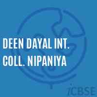 Deen Dayal Int. Coll. Nipaniya High School Logo