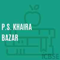 P.S. Khaira Bazar Primary School Logo