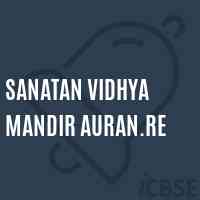 Sanatan Vidhya Mandir Auran.Re Primary School Logo