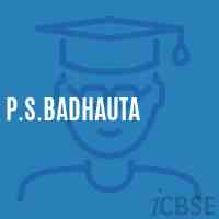 P.S.Badhauta Primary School Logo