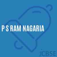 P S Ram Nagaria Primary School Logo