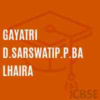 Gayatri D.Sarswatip.P.Balhaira Middle School Logo