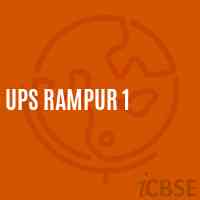 Ups Rampur 1 Middle School Logo