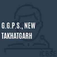 G.G.P.S., New Takhatgarh Primary School Logo