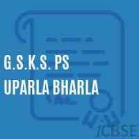 G.S.K.S. Ps Uparla Bharla Primary School Logo