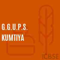 G.G.U.P.S. Kumtiya Middle School Logo
