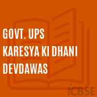 Govt. Ups Karesya Ki Dhani Devdawas Middle School Logo