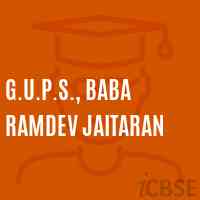 G.U.P.S., Baba Ramdev Jaitaran Middle School Logo