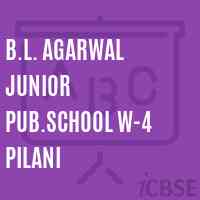 B.L. Agarwal Junior Pub.School W-4 Pilani Logo