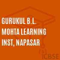 Gurukul B.L. Mohta Learning Inst, Napasar Senior Secondary School Logo