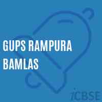 Gups Rampura Bamlas Middle School Logo