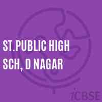 St.Public High Sch, D Nagar Middle School Logo