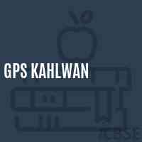 Gps Kahlwan Primary School Logo