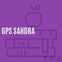 Gps Sahdra Primary School Logo
