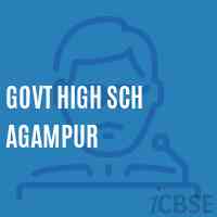 Govt High Sch Agampur Secondary School Logo