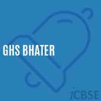 Ghs Bhater Secondary School Logo
