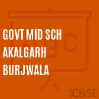 Govt Mid Sch Akalgarh Burjwala Middle School Logo