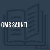 Gms Saunti Middle School Logo