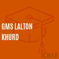 Gms Lalton Khurd Middle School Logo
