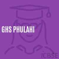 Ghs Phulahi Secondary School Logo
