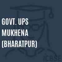 Govt. Ups Mukhena (Bharatpur) Middle School Logo