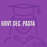 Govt.Sec. Pasta High School Logo