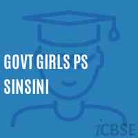 Govt Girls Ps Sinsini Primary School Logo