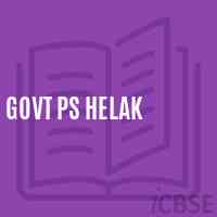 Govt Ps Helak Primary School Logo