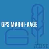 Gps Marhi-Aage Primary School Logo