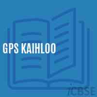 Gps Kaihloo Primary School Logo